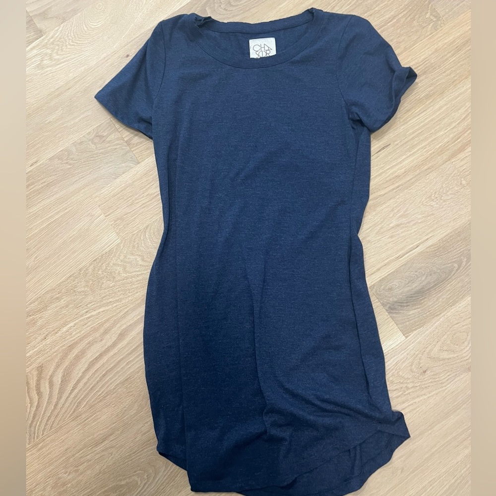 Chaser - XS - Navy blue cotton dress. Worn once.